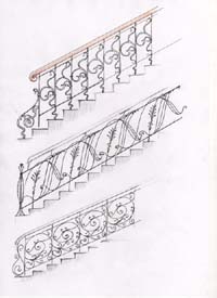 Дизайн Дины Смирновой - разработки для ковки, примеры ограждений